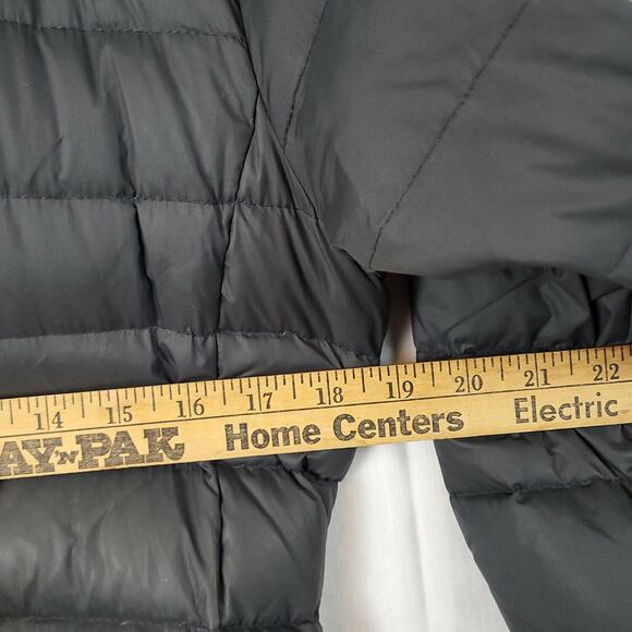 Andrew Marc Womens Gray Long Sleeve Hooded Long Puffer Jacket Size Small - Picture 12 of 12